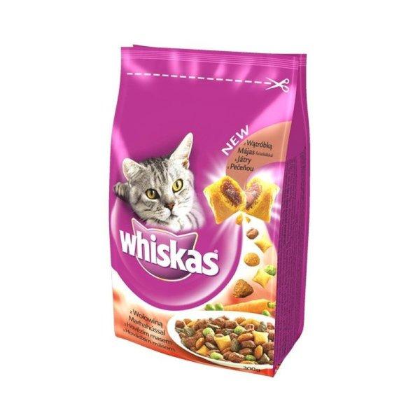 Whiskas Száraz Marha -Májas Falat 300g