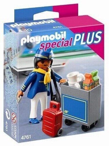 Playmobil 4761 - Stewardess kiskocsival