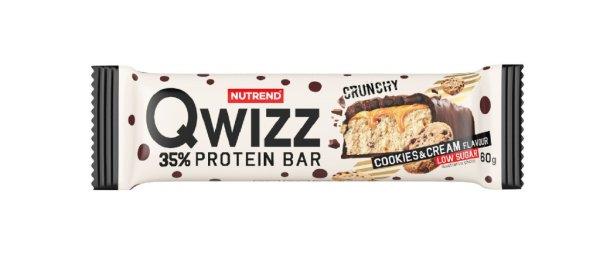 NUTREND QWIZZ PROTEIN BAR COOKIES&CREAM