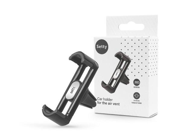 Setty szellőzőrácsba illeszthető autós tartó - Setty 33412 Car Holder -
fekete