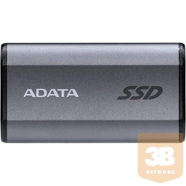 ADATA Külső SSD 500GB - SE880 (USB3.2 Type C, R/W: 2000/2000 MB/s, Szürke)