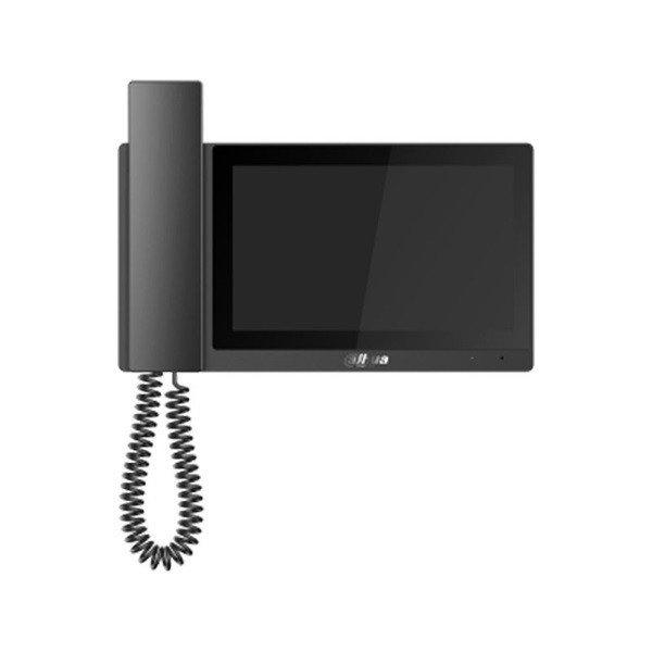 Dahua IP video kaputelefon - VTH5421E-H (beltéri egység, 7" touch screen,
riasztó 6 be/1ki, RS485, SD, I/O, PoE, fekete)