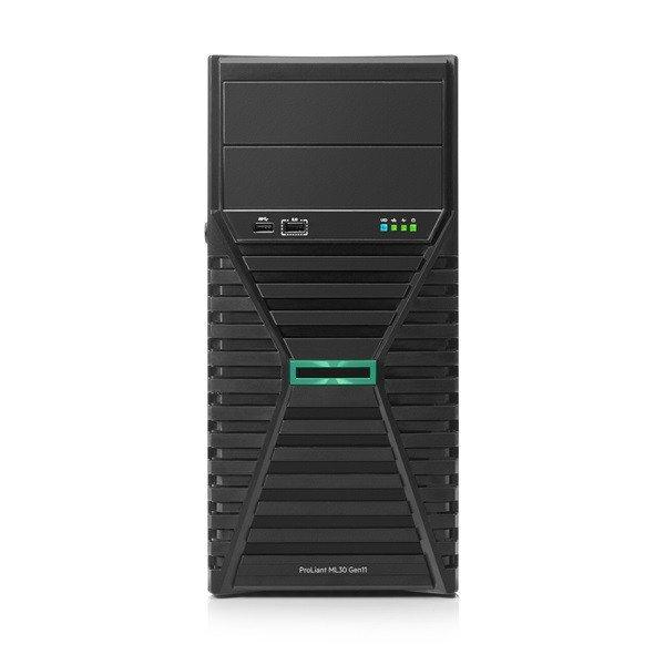 HPE torony szerver ProLiant ML30 Gen11, Xeon E-2414 Quad-Core 2.60GHz, 1x32GB,
2x1TB HDD 4xLFF, VROC RAID, 350W