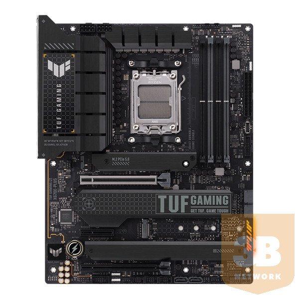 Asus Alaplap - AMD TUF GAMING X670E-PLUS AM5 (X670, ATX, 4xDDR5 6400+MHz, LAN,
4xSATA3, 4x M.2, HDMI+DP)