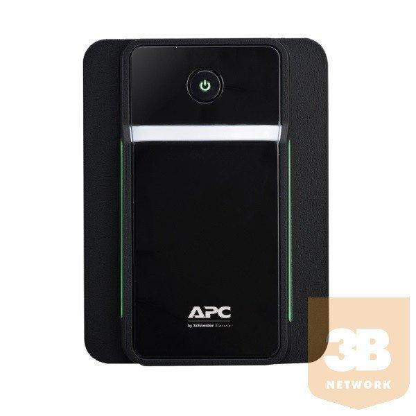 APC Back-UPS BX950MI (6 IEC13) 950VA (520 W) 230V, LINE-INTERACTIVE
szünetmentes tápegység, torony, AVR, USB