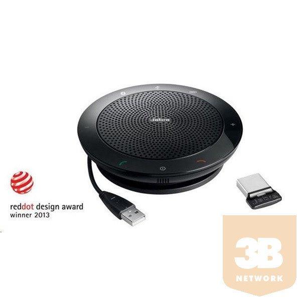 JABRA Hangszóró - 510+ UC Bluetooth/Vezetékes, Fekete