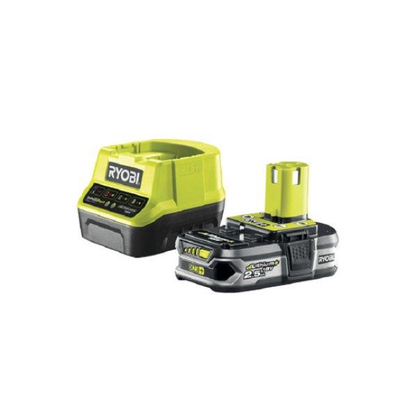 SZE Ryobi 1 x 18 V 2,5 Ah Lithium+ akkumulátor és töltő szett - RC18120-125