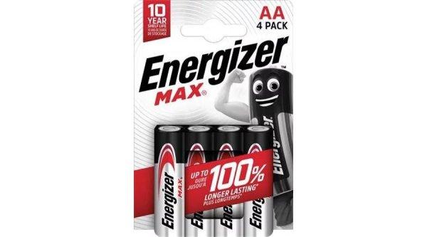 Energizer MAX AA Tartós Ceruza elem LR6 B4