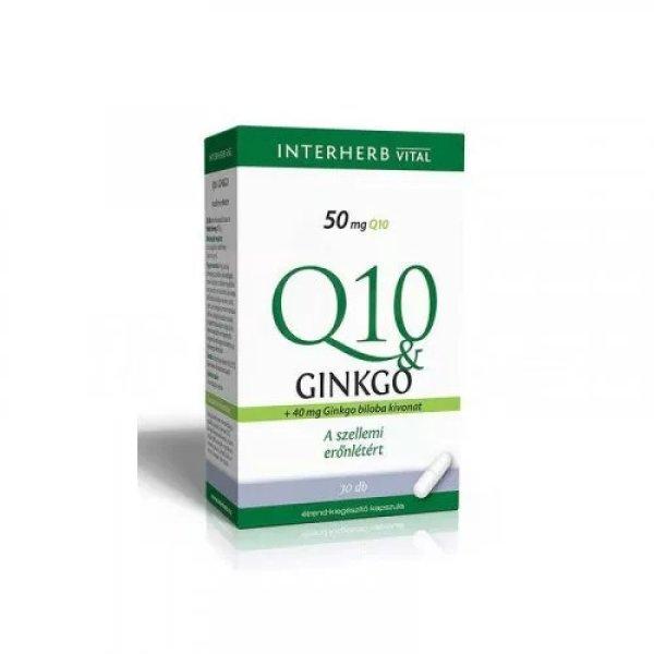 INTERHERB Q10&GINKGO KAPSZULA 30 db