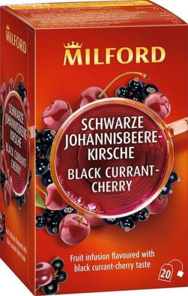 Milford feketeribizli-cseresznye ízű gyümölcstea 20x2,5g 50 g