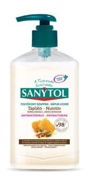 Antibakteriális folyékony szappan, 250 ml, SANYTOL "Tápláló",
mandulatej