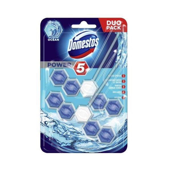 WC illatosító 2 x 55 g Power5 Domestos Ocean