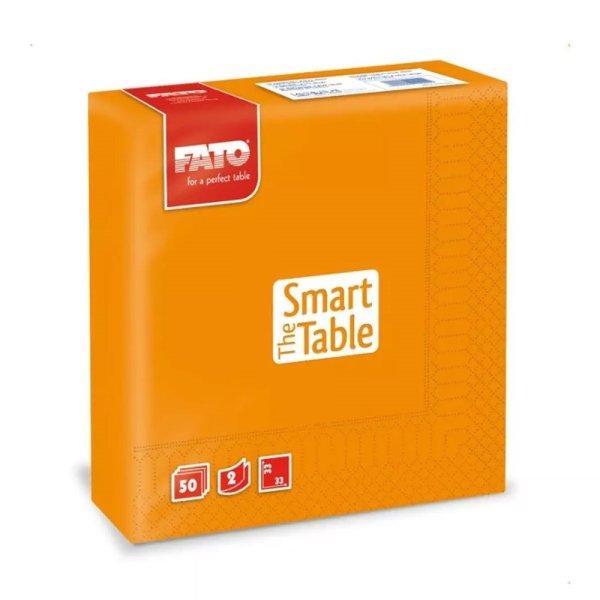 Szalvéta 2 rétegű 33 x 33 cm 50 lap/cs Fato Smart Table
narancssárga_82621400