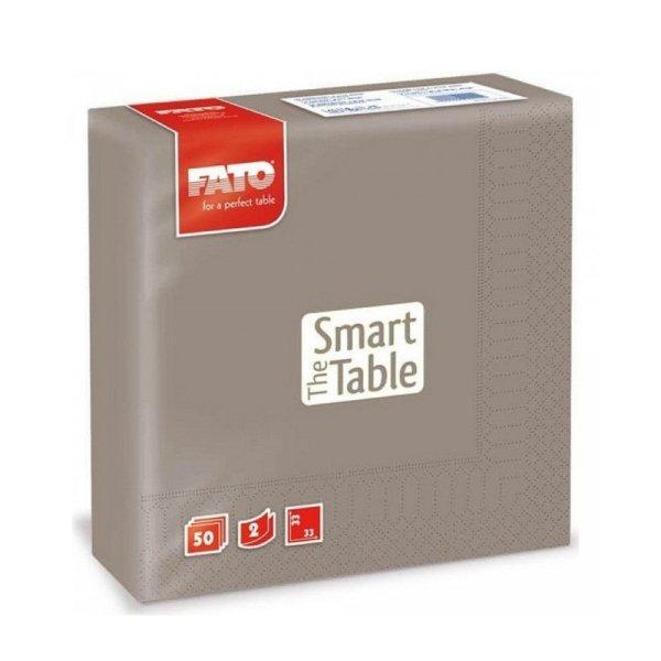 Szalvéta 2 rétegű 33 x 33 cm 50 lap/cs Fato Smart Table
galambszürke_82623600