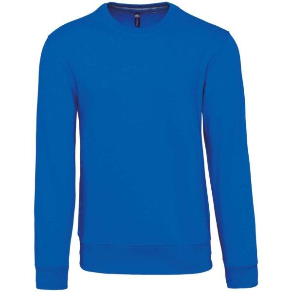 Férfi vastag környakas pulóver, Kariban KA488, Light Royal Blue-XL