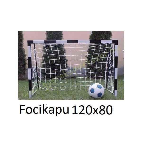 EXTRA Acél Focikapu FÉM 120x80cm masszív kivitel, hálóval PRO-SPORT