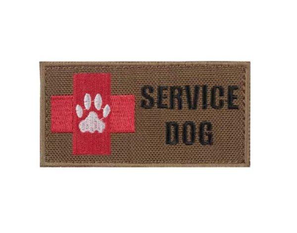 WARAGOD Hímzett tapasz Service Dog Rescue Team, prérifarkas