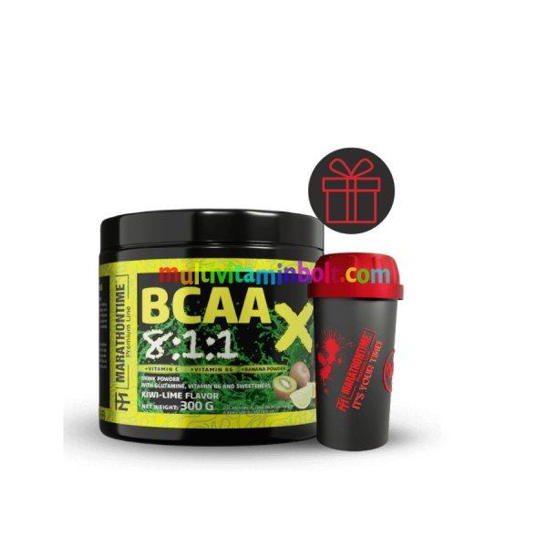 BCAA X 8:1:1 Steviával édesítve - 300 g - kiwi lime - Marathontime