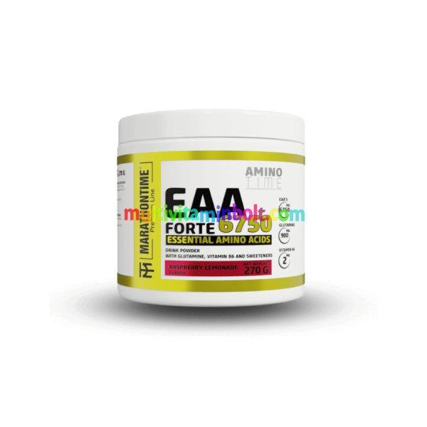 EAA Forte esszenciális aminosav italpor, l-Glutaminnal, steviaval,
gyümölcsös ízekben - 270 g - Marathontime