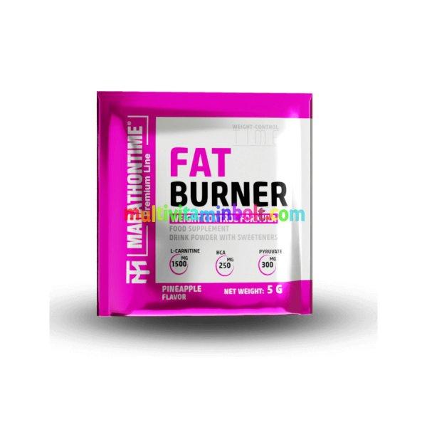 fatburner Komplex italpor l-karnitinnal, hca-val, pyruvattal és Vitaminokkal
és Steviával - 5 g - ananász - Marathontime