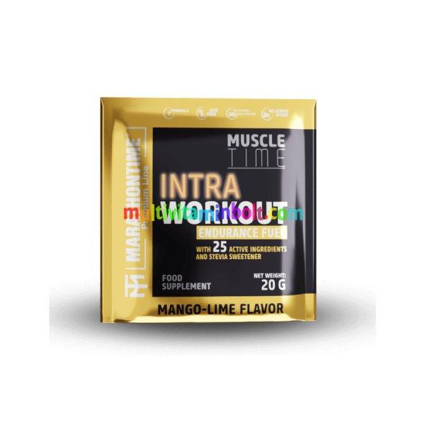 Intra Workout koffeinmentes energizáló Steviával 20 g - mango-lime -
Marathontime