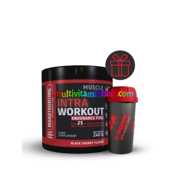 Intra Workout koffeinmentes energizáló Steviával 240 g - fekete cseresznye -
Marathontime
