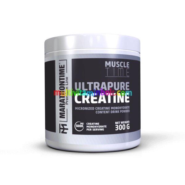 Mikronizált Kreatin Monohidrát (100% ultraPure) 200mesh - 300 g - Marathontime