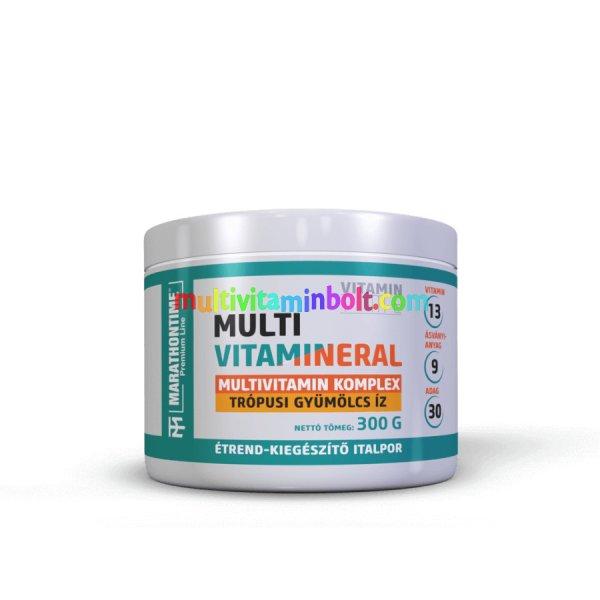 Multivitamin italpor 13 vitaminnal, 10 ásványi anyaggal, Steviával -
Marathontime