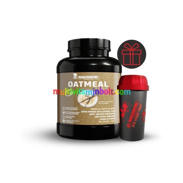 oatmeal, fehérjés zabpehely Steviával -1500 g - vaniliás-latte -
Marathontime