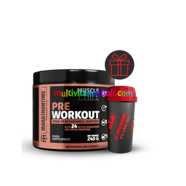 Pre Workout Edzés Előtti Energizáló Steviával és 24 értékes
összetevővel, 3 ízben, 2 kiszerelésben - Marathontime