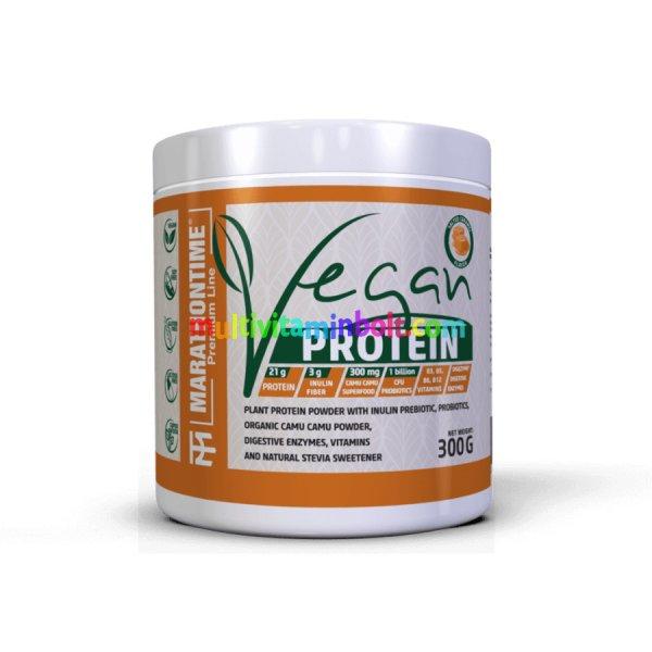 Prémium Vegán protein - 300 g - sós karamell - Marathontime