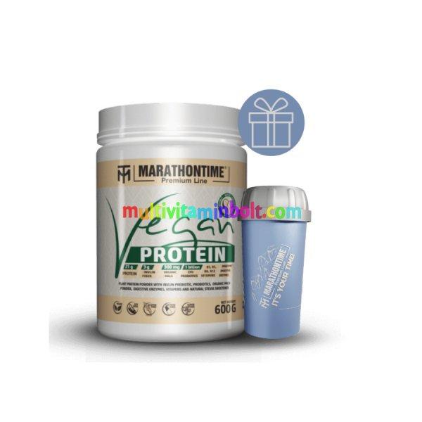 Prémium Vegán protein - fehér csokoládé - kókusz 600 g - Marathontime
