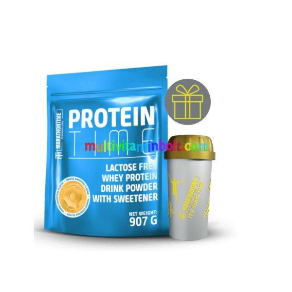 Protein Time Laktázenzimmel Dúsított fehérje mangó íz 907 g - Marathontime