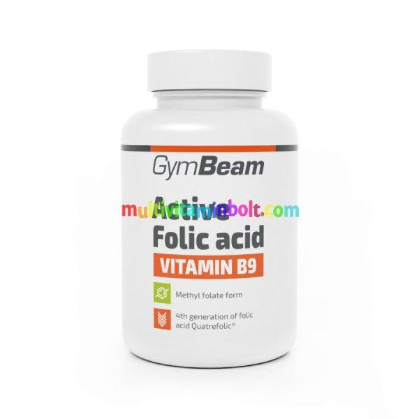 Active Folic Acid (B9-vitamin) - 60 kapszula - GymBeam