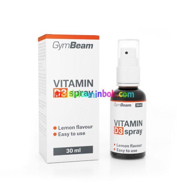 D3-vitamin spray - 30 ml - citrom - GymBeam