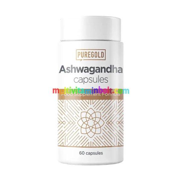 Ashwagandha étrend-kiegészítő - 60 kapszula - PureGold