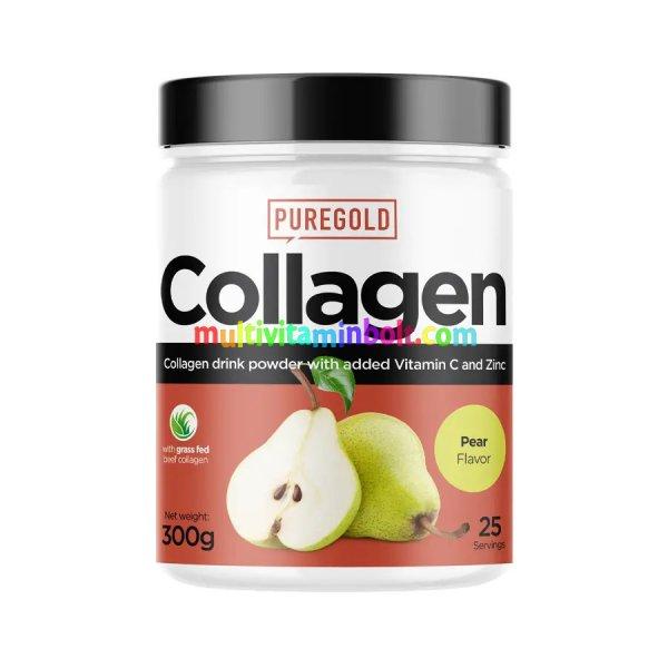 Collagen Marha kollagén italpor - Körte - 300g - PureGold