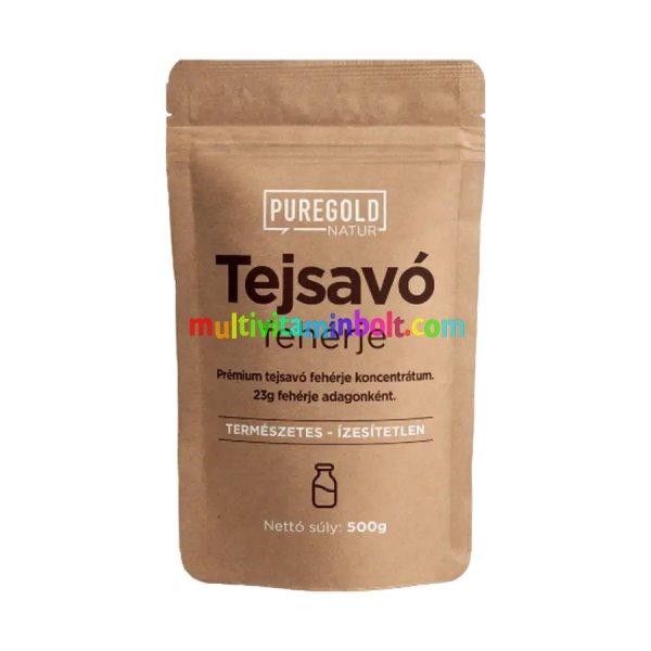 Natur Line Tejsavó Fehérje italpor - ízesítetlen 500g - PureGold