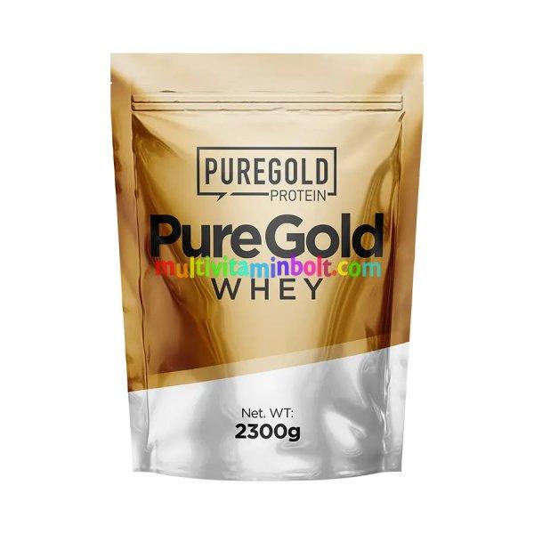 Whey Protein fehérjepor - 2300 g - PureGold - belga csokoládé