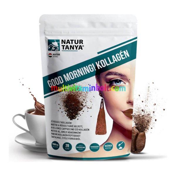 GOOD MORNING! Kollagén cappuccino - hal és marha kollagén peptidek - 320g -
Natur Tanya