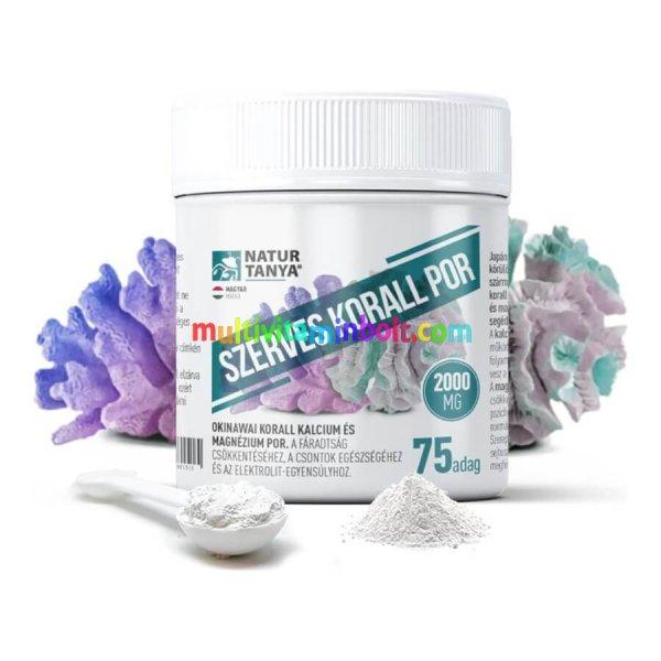 Szerves korall por - okinawai korall eredetű kalcium és magnézium - 150 g -
Natur Tanya