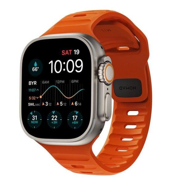 Nomad Sport Strap M/L, orange - Apple Watch Ultra (49mm) 8/7 (45mm)/6/SE/5/4
(44mm)/3/2/1 (42mm)