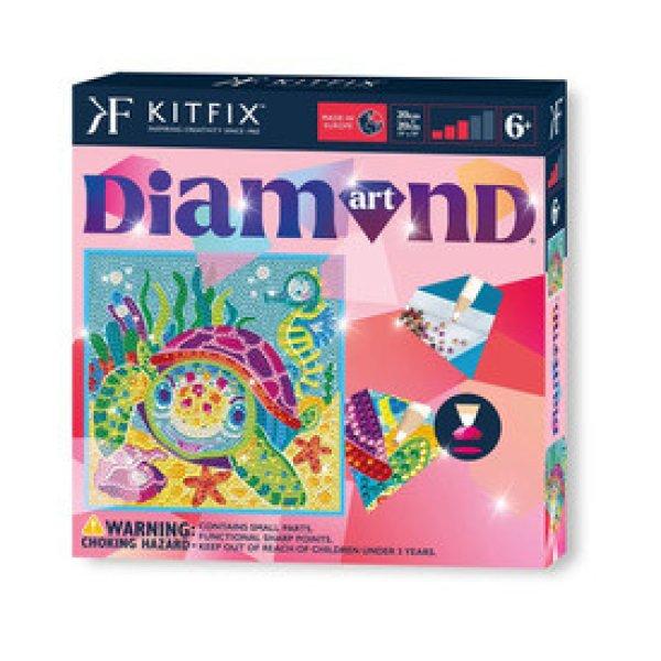 KitFix Diamond Art - Teknős