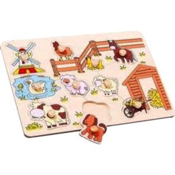 Tanya 10 darabos fa puzzle