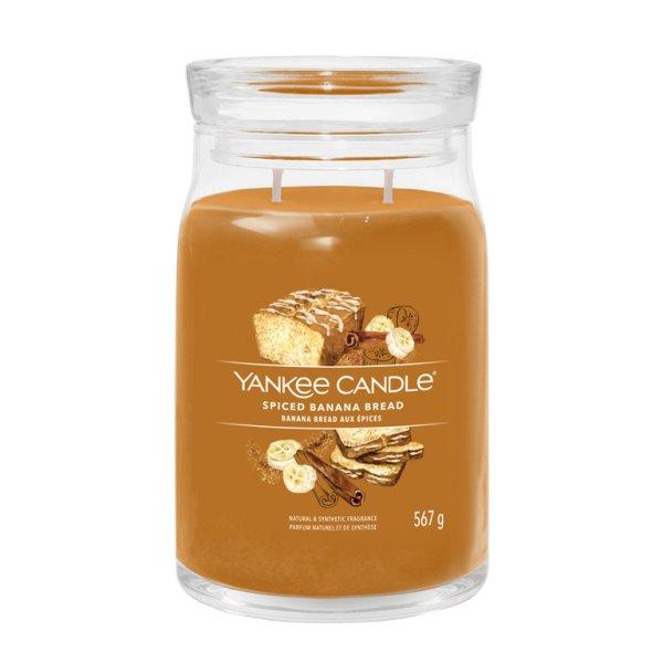 Yankee Candle Illatgyertya Signature Spiced Banana Bread 567 g - nagy