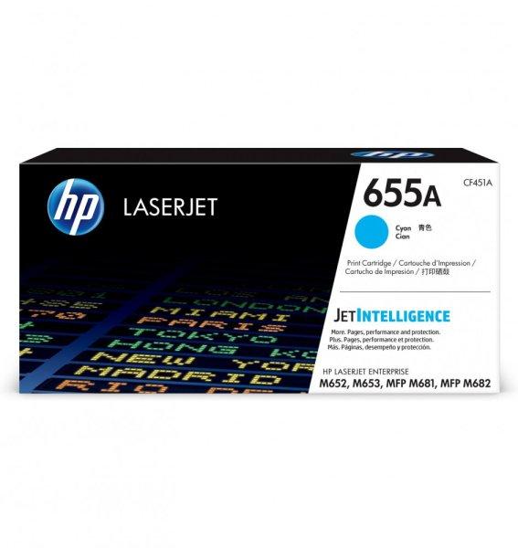 HP CF451A Eredeti Kék Toner Hp 655A