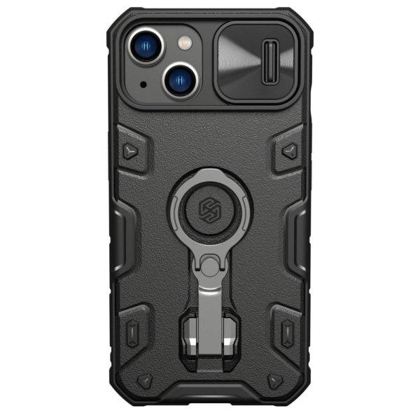 Nillkin CamShield Armor Pro Case iPhone 14 Plus case armored cover with camera
cover ring stand black