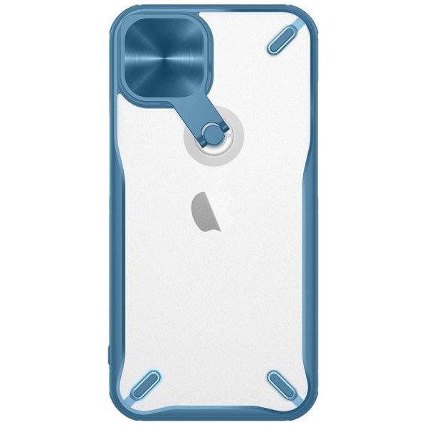 Nillkin Cyclops Case durable case with camera cover and foldable stand for
iPhone 13 blue