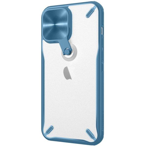 Nillkin Cyclops Case durable case with camera cover and foldable stand for
iPhone 13 Pro Max blue