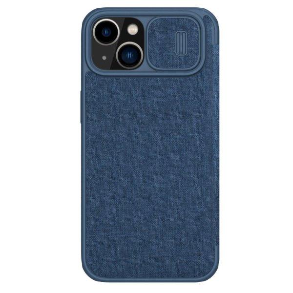 Nillkin Qin Cloth Pro Case Case for iPhone 14 Camera Cover Holster Cover Flip
Case Blue